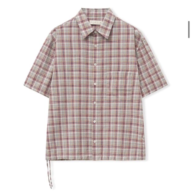 노운 체크셔츠 1,2사이즈 팝니다