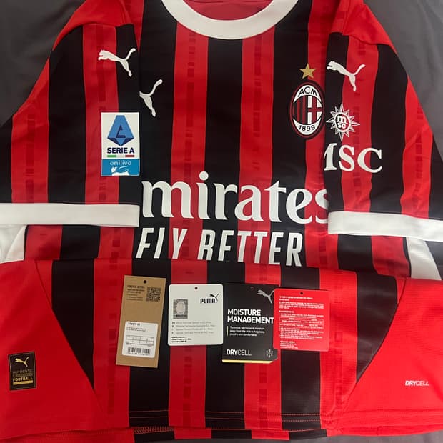 [새상품, 정품] 푸마 AC밀란 홈 어센틱 라파엘 레앙 L