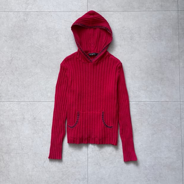 폴로 진스 골지 코튼 후디