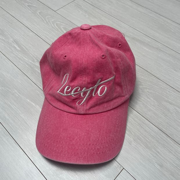 레씨토 WASHED LOGO BALL CAP_[PINK]