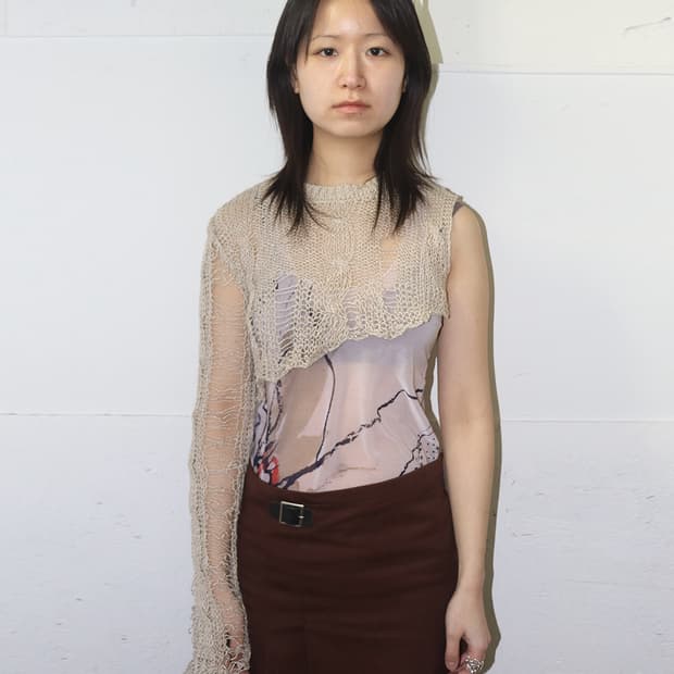 헤븐 by 마크 제이콥스 디스트로이드 크롭 스웨터