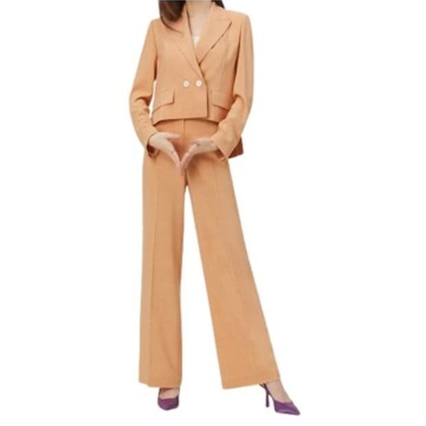 잇미샤 2022 크롭 자켓  와이드 슬랙스 셋업