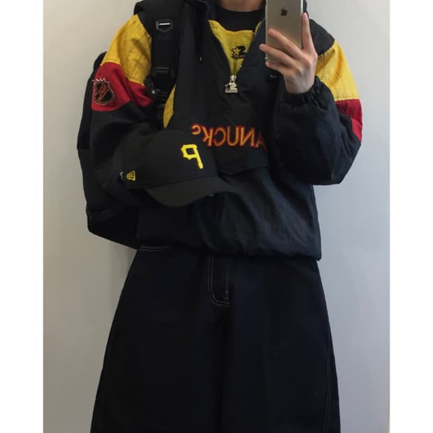 Starter x NFL Canucks 90s 올드스쿨 아노락