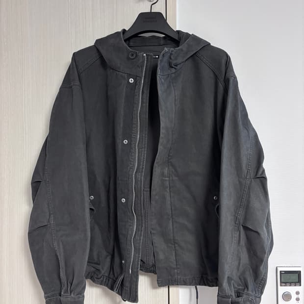 M(100-105) 자라 ZARA 빈티지 워싱 후드 자켓