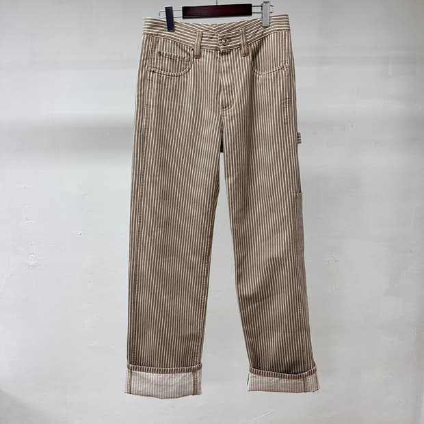 브루넬로 쿠치넬리 남성 스트라이프 워크웨어 팬츠  USA4 J41