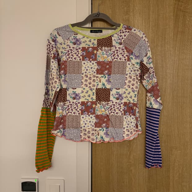 샵페어리 패치워크 티셔츠 