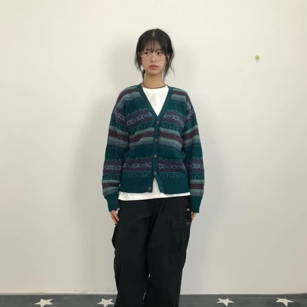 90s Polo Ralph Lauren Fair Isle Cardigan