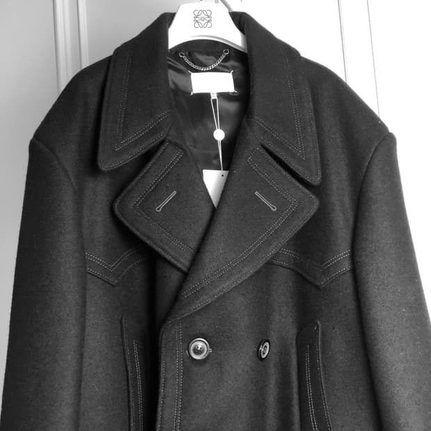 마르지엘라 더블 피코트 오버사이즈