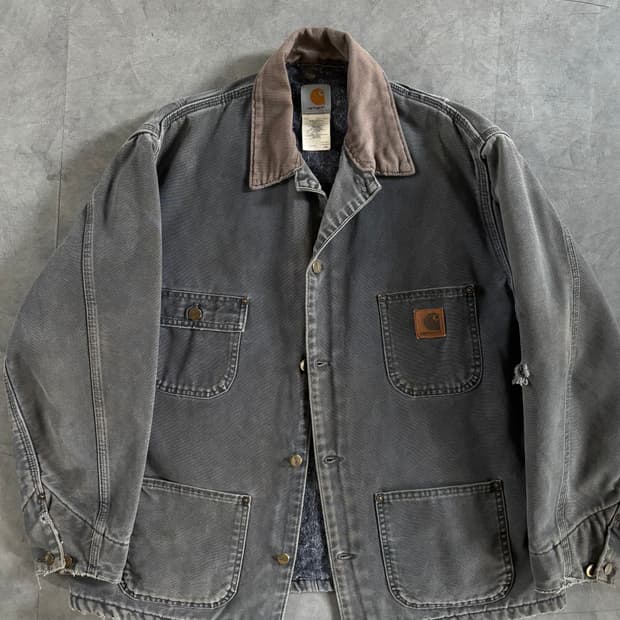 Carhartt 칼하트 그레이 워크 자켓