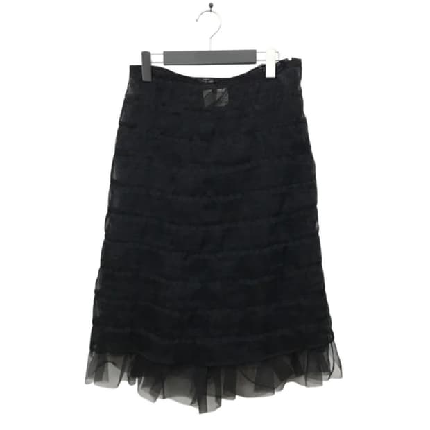 comme des garcons 블랙 스커트 S