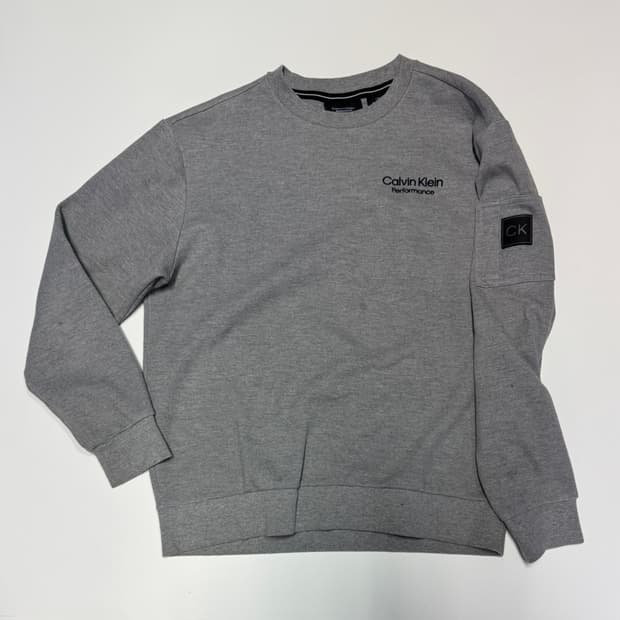 캘빈클라인 암 포켓 로고 스웻 맨투맨 L