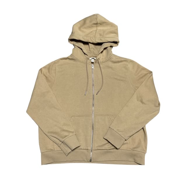 H&M 여성 베이지 후드집업 
