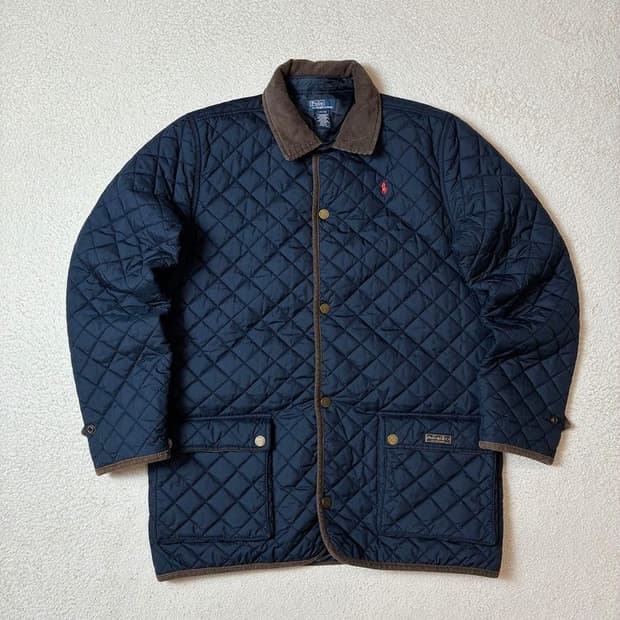 폴로 랄프로렌 헤리티지 클래식 퀼팅 하이넥 자켓 PN7131