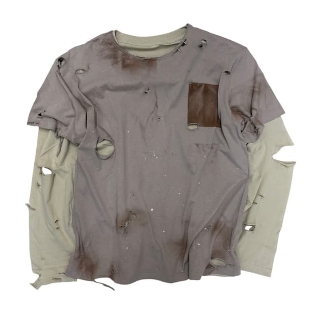 90‘s mood grunge distressed tees (긴팔 포함)