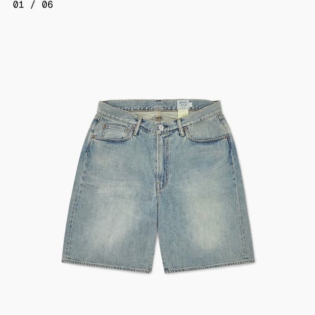 khakis ridge denim short light blue L