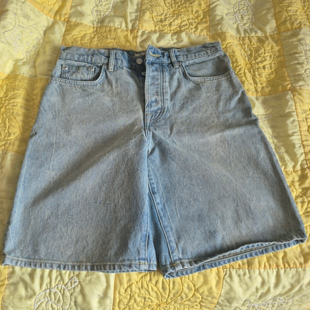 스투시 빅올 데님쇼츠 비치워시 30