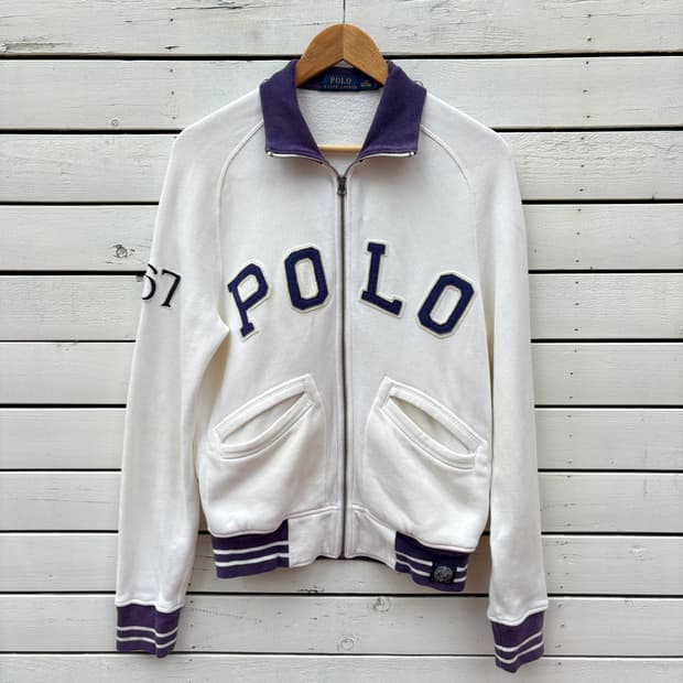 Polo 폴로 스펠로고 집업 자켓