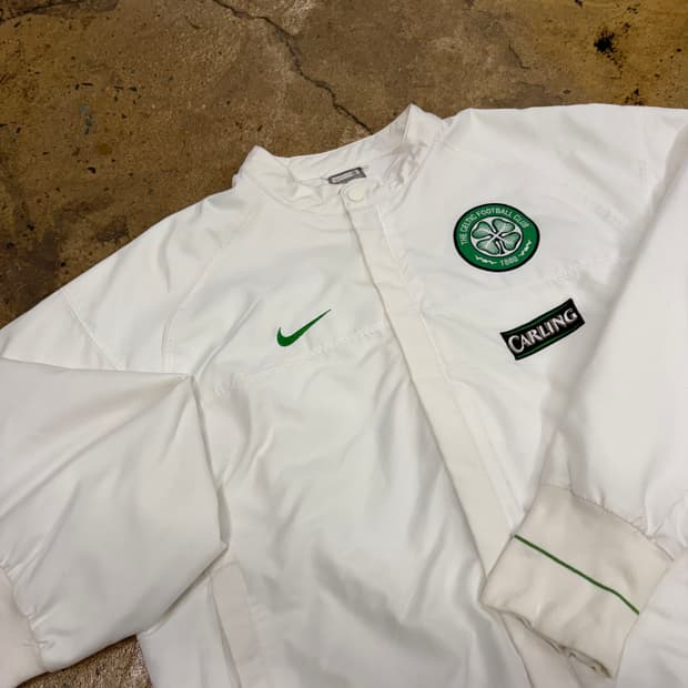 나이키 흰초 셀틱 화이트 져지 자켓 