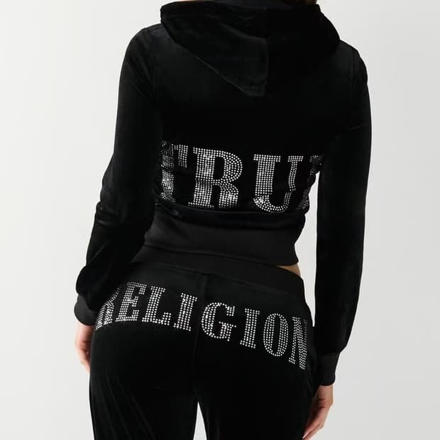 [새제품] 트루 릴리젼 블랙 벨루아 셋업