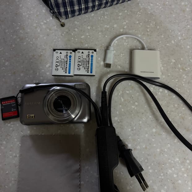 (작례 o ) 후지필름 파인픽스 jx220 빈티지 카메라