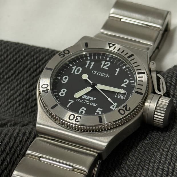 빈티지 시티즌 옥시 캔틴다이버 밀리터리/세이코/해밀턴