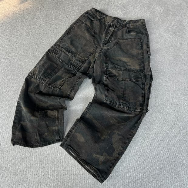 매종미네드 카모 카고 포켓 팬츠 29