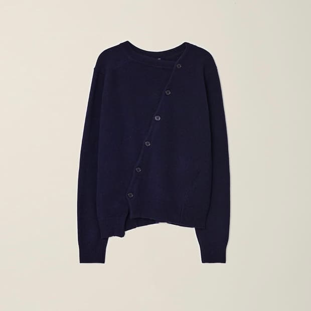 누마레 EE 2 WAY CARDIGAN NAVY