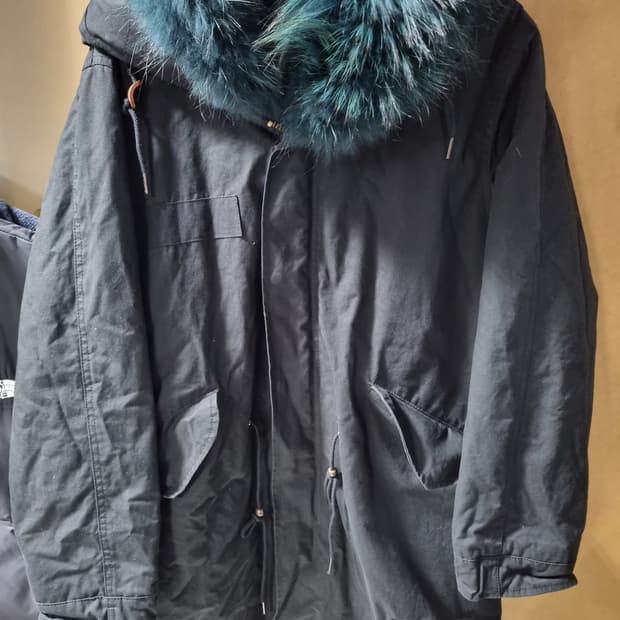 폭스퍼 남여공용 야상 후드자켓 