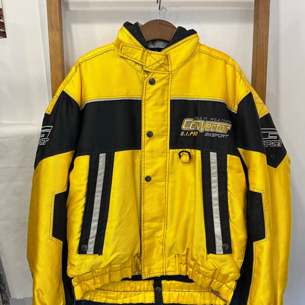 골드윈 GW SPORT 빈티지 모토 레이싱 자켓 s