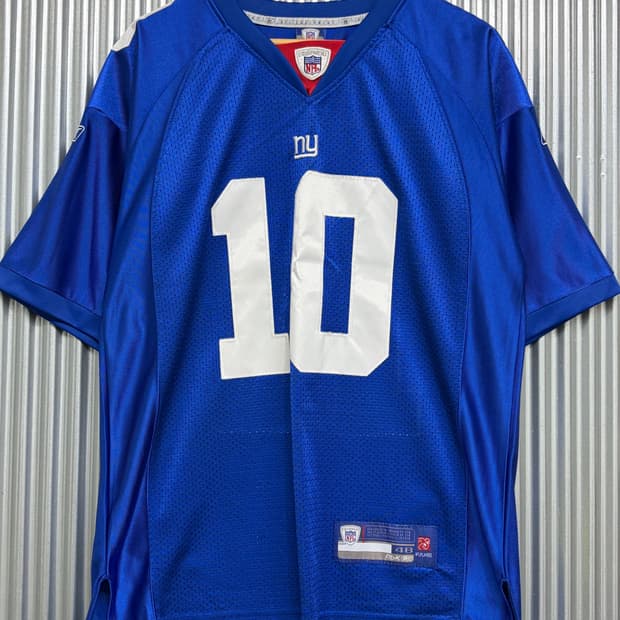 [48] NFL 뉴욕 자이언츠 #10 엘리 매닝 리복 어센틱 메시 6.5