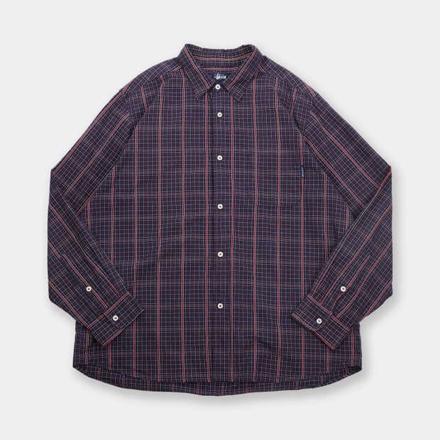Stussy 90's USA Check Shirt