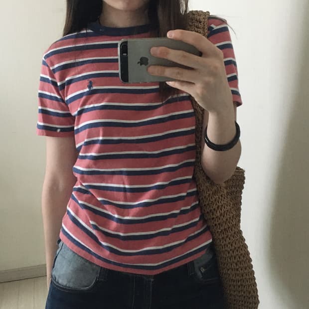 Polo stripe half shirts