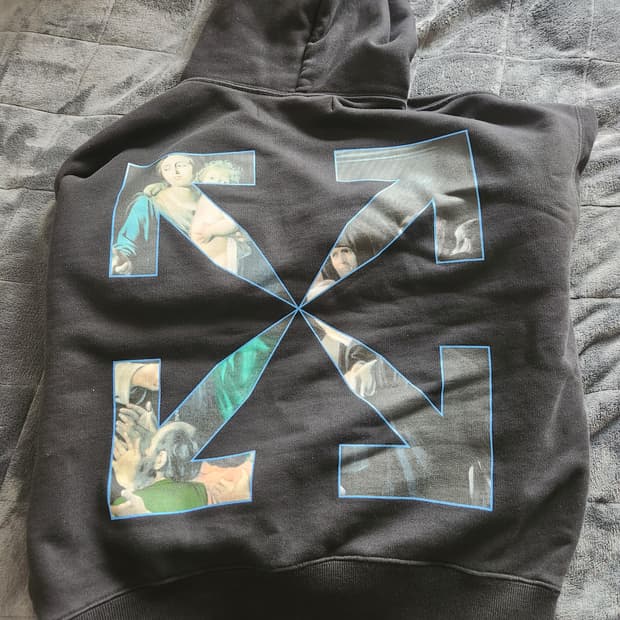 20FW 오프화이트 카라바조 후드