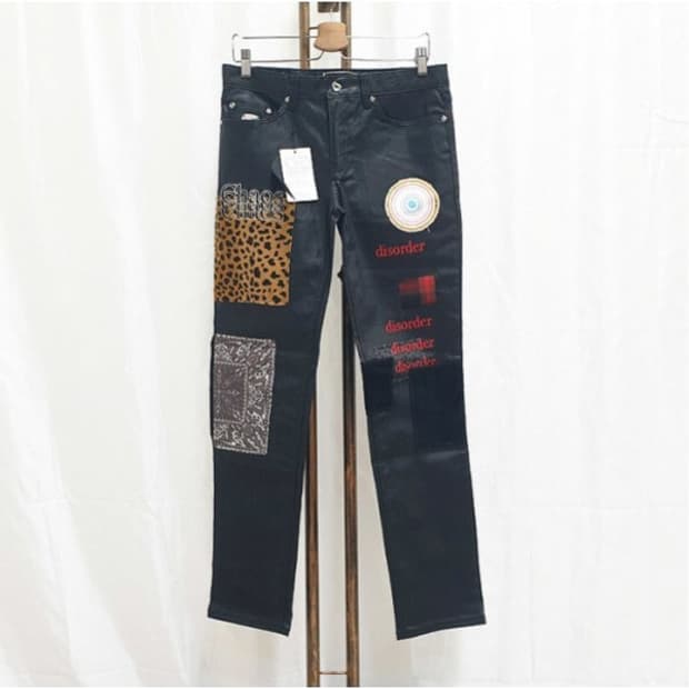 다잉브리드 X 에이징씨씨씨 피크 로고 패치 코팅 진 2