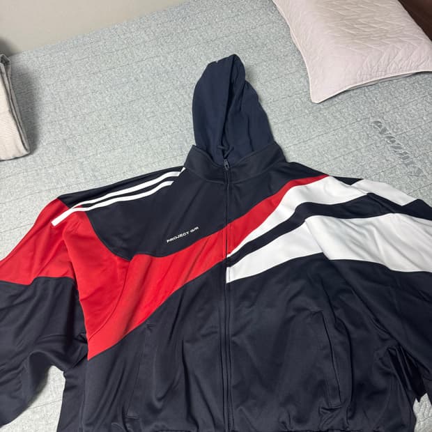 프로젝트gr 하이브리드 후디 트랙 자켓 네이비 1사이즈