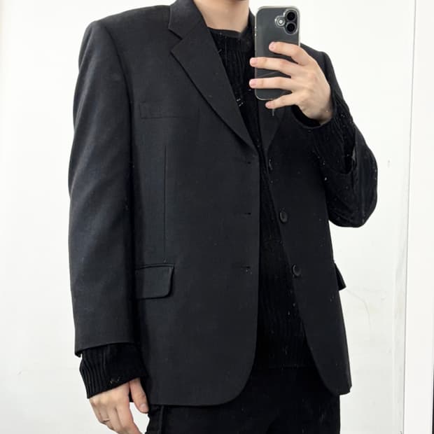 입생로랑 모직 블레이저 자켓
