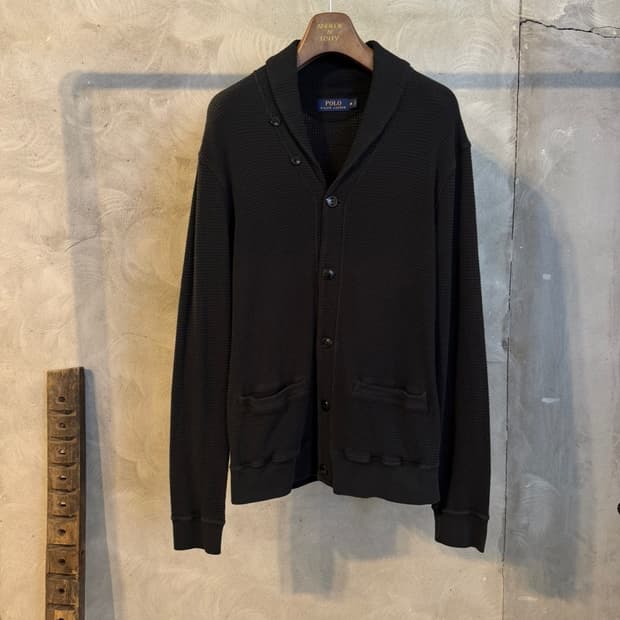 폴로 랄프로렌 와플 가디건 100