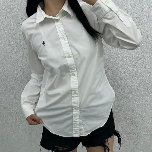 폴로 랄프로렌 네이비포니 화이트 셔츠 8