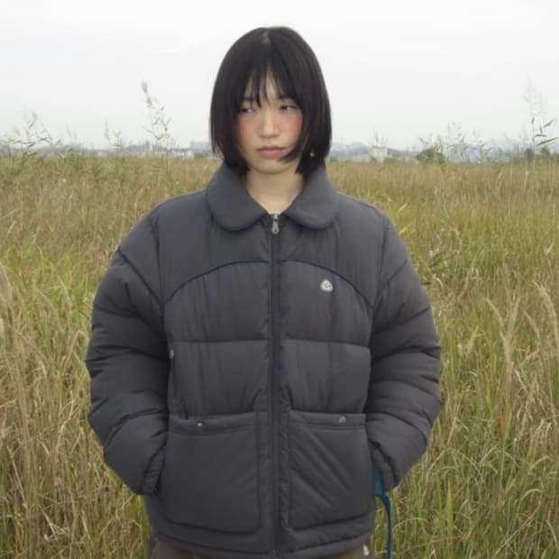 스마트어반유즈풀 코이세이오 프론트 포켓 패딩 다크그레이