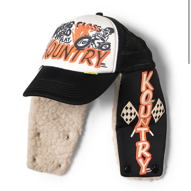 [2종류/미개봉새상품] kapital 캐피탈 리페어 럼버 트랙 캡 모자