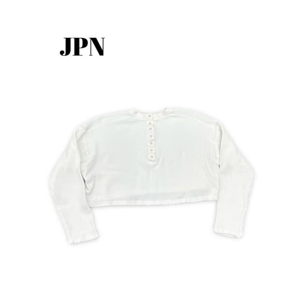(100)JPN크롭와플헨리넥