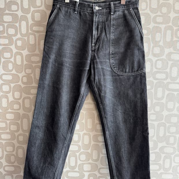 TYPING MISTAKE 타이핑 미스테이크 흑청 데님 청바지 L