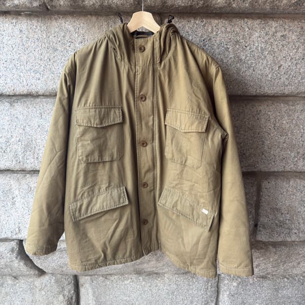 00년대 초반 올드 스투시 버버리 체크 마운틴 파카