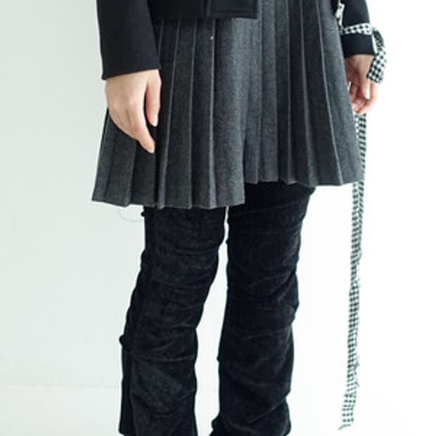 샵페어리 velvet shirring bootcut pants