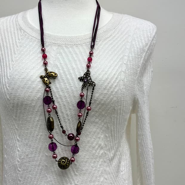 빈티지 레이어드 오리엔탈 목걸이