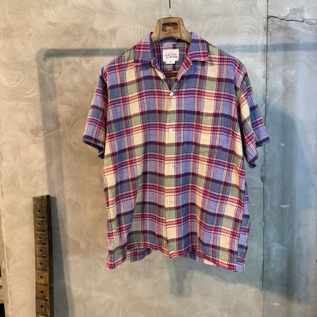 CLASCTON 오픈 칼라넥 셔츠 100