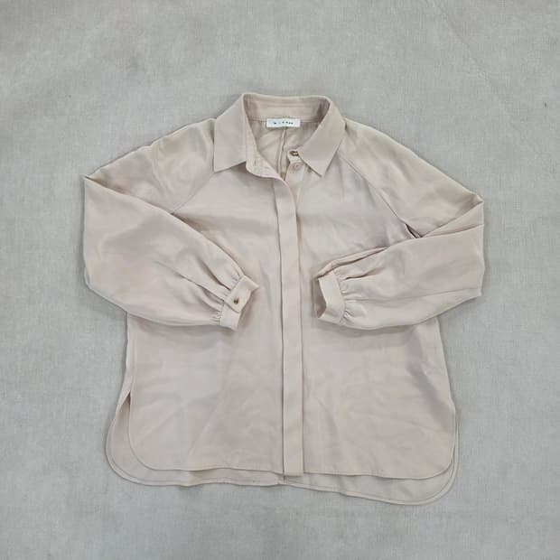 91 미샤 실크 블라우스 0224J