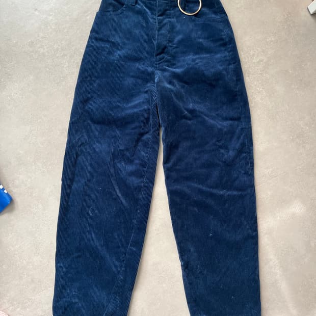 HYEIN SEO 혜인서 코듀로이 와이드 팬츠 네이비