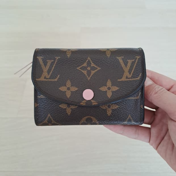 [100%/정품] 루이비통 로잘리 코인 퍼스 핑크 지갑, 루이비통지갑