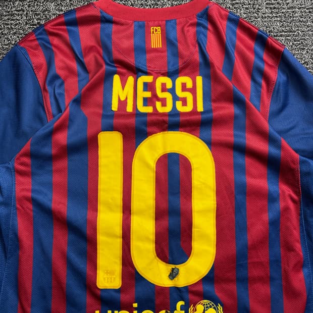 나이키 fc바르셀로나 11-12 리오넬메시 홈 유니폼 2543